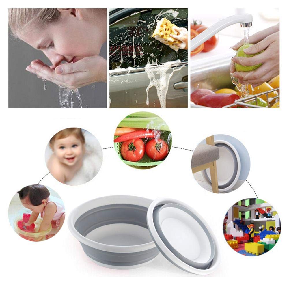 4087 Portable Folding Basin, Lightweight Wash Basin Folding Water Basin for Travel Washing Clothes Vegetables DeoDap 4087 Portable Folding Basin, Lightweight Wash Basin Folding Water Basin for Travel Washing Clothes Vegetables DeoDap